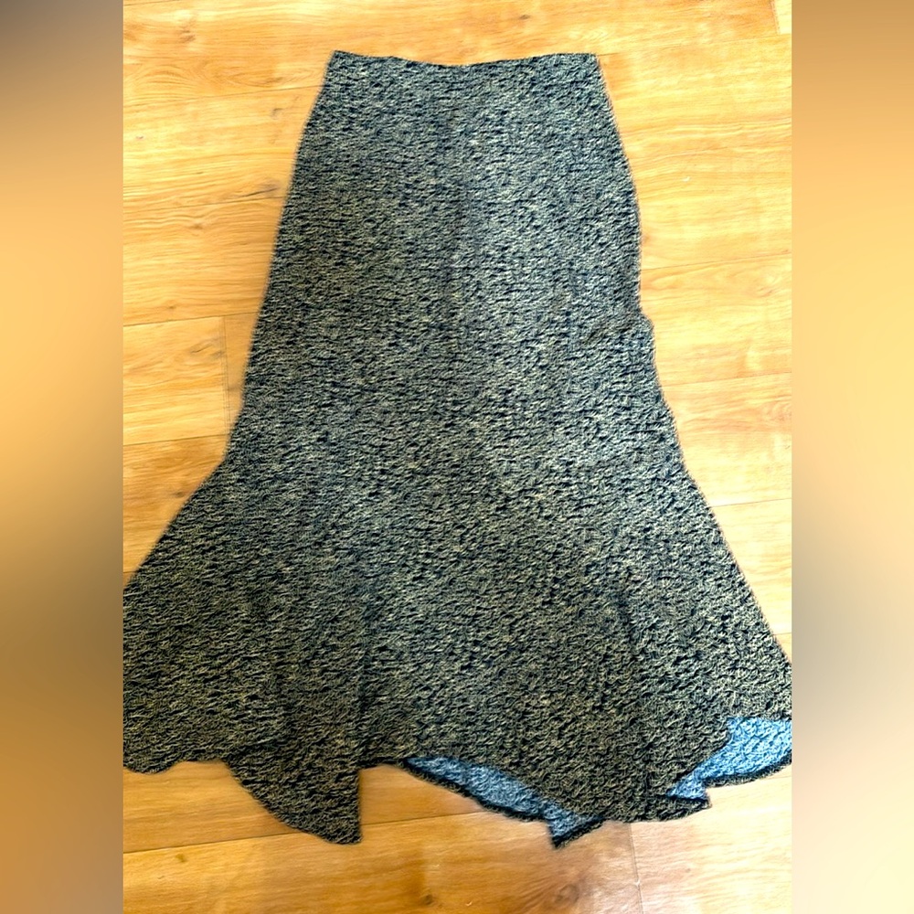 Maxi skirt wi back zip